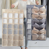 2-Sided Hanging Storage Bag for Underwear Socks