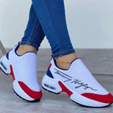 2022 Womens Fashion Casual Breathable Wedge Sneakers