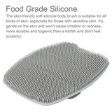 Exfoliating Silicone Body Brush Cleanser with No Slip Handle