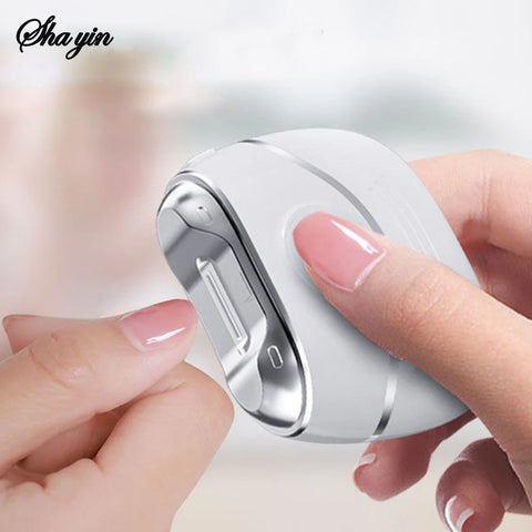 Electric Automatic Nail Clippers with LED Light Trimmer