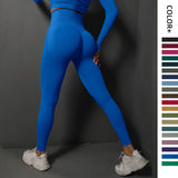 Womens Seamless High Waist Booty-Lifting Leggings