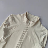 Womens High-End Yoga Sports Jacket Long Sleeve