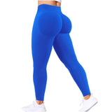 Seamless Womens Yoga Pants Three-Section Waist