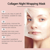 75g Collagen Night Peel Off Mask Moisturize Brighten