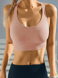 Seamless Push Up Yoga Tank Bra Comfy Breathable