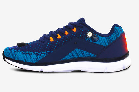 Mens Night Runner Shoes Safety Light Running Sneakers
