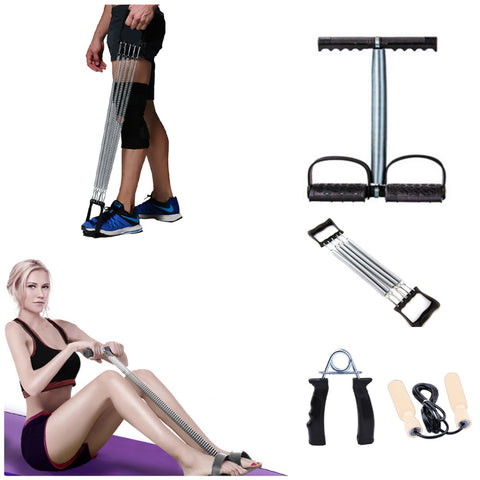 4-Piece Fitness Bundle for Home & Gym Workouts