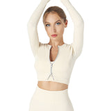 Womens Seamless 2-Piece Workout Tracksuit