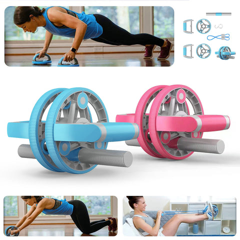 Abdominal Wheel Pull Strap Multifunctional Fitness Set