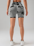 Tie Dye High Waist Sports Shorts for Spring & Summer